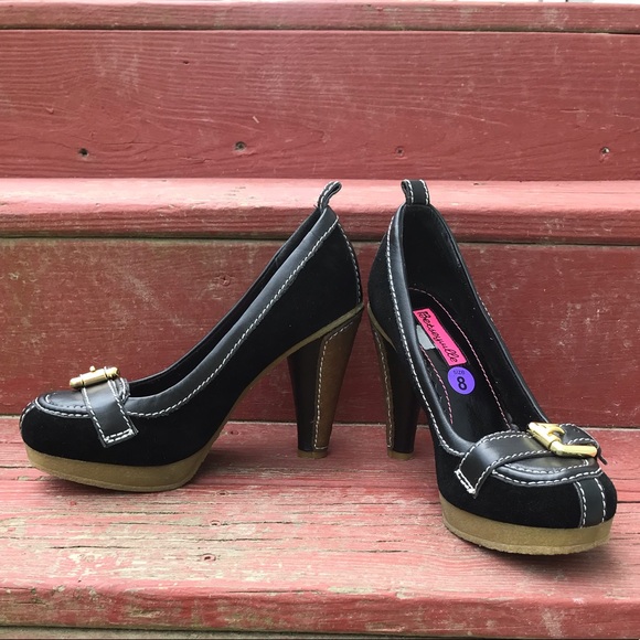 Betsey Johnson Shoes - BETSEYVILLE Leather Slip-On Loafer Size 8